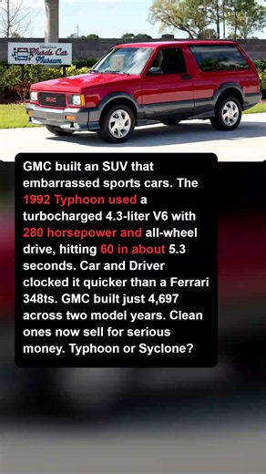 GMC Built Only 4,697 of This SUV, and It Outran Ferraris