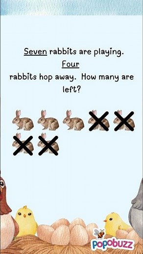 Learn Subtraction with Fun Guessing Game! Math Challenge for Kids 🧠✨ #kidslearning #kidsvideos