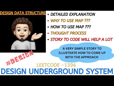 Design Underground System | Full Thought Process | Bloomberg | Amazon | Leetcode 1396