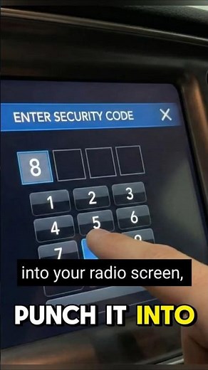 Dodge Radio CODE Locked? 🔓 Easy Unlock Fix #Shorts