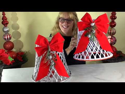 Christmas Bells made from Waste Cans