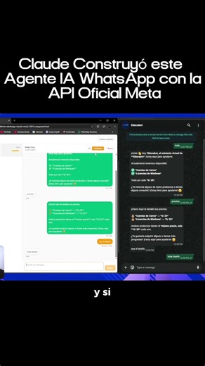 Claude created this AI agent for WhatsApp and the Official API