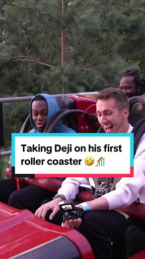 Deji's First Roller Coaster Experience with Talia Mar