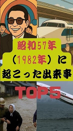 1982年を揺るがせたニュースと出来事――あなたはいくつ覚えていますか？ #昭和57年 #1982年 #昭和ニュース #日本の歴史 #懐かしの昭和 #時代を振り返る #笑っていいとも