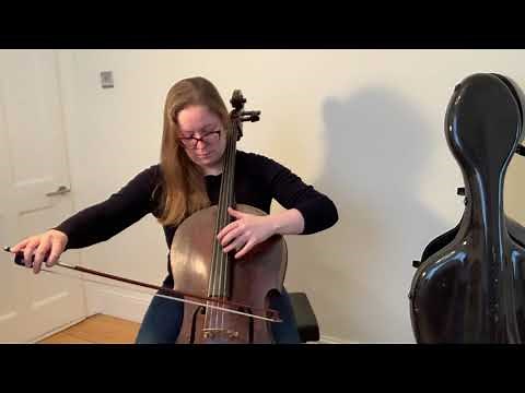 Natural v artificial (false) cello harmonics - Ailbhe McDonagh
