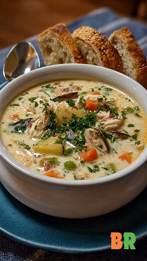11K views · 78 reactions | Creamy Garden Clam Chowder A velvety,...