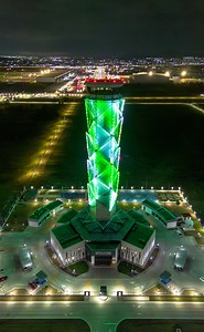 93K views · 3.8K reactions | Hoy, en el Día Mundial de la Salud Mental, la Torre de Control del AIFA se ilumina de verde y blanco como símbolo de bienestar y cuidado para todos. #AIFA #DíaMundialDeLaSalud #TorreDeControl | Aeropuerto Internacional Felipe Ángeles | Facebook