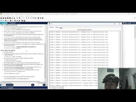 11 1 10 Packet Tracer Implement Port Security