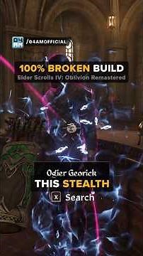 100% BROKEN Stealth Build | Oblivion😱