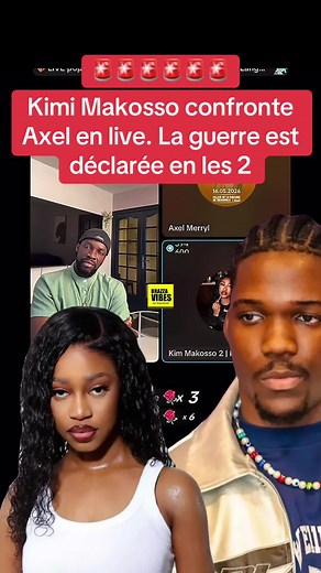 🚨Kimi Makosso confronte Axel en live. La guerre est déclarée en les 2#kimmakosso #axelmerryl #korolait #cotedivoire🇨🇮 #generalcamillemakosso
