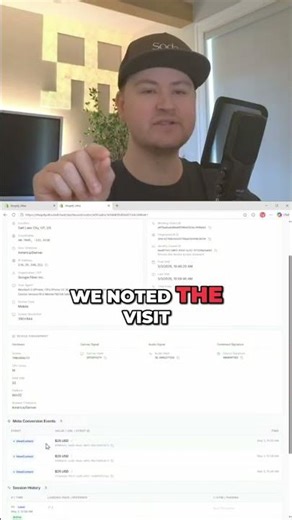 How visitor data flows to the Conversion API