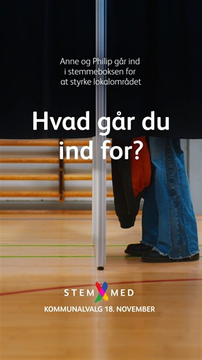 Husk at stemme til kommunalvalget d. 18. november - uanset hvad du går ind for ❌ #KV25 #StemMedRandersKommune | Randers Kommune