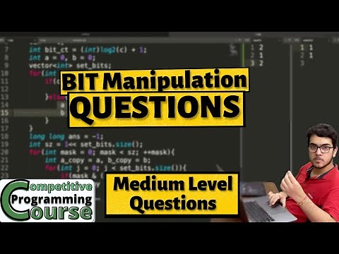 Solve These Questions for Good BIT Manipulation Intuition | CP Course | EP 65