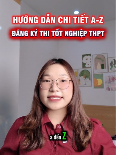 Hướng dẫn chi tiết tất tần tật đăng ký thi tốt nghiệp THPT 2026. #learnontiktok #xanhla☘️ #edutok #news #Vulaci