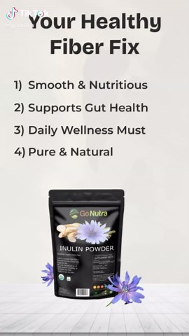 Inulin powder, a soluble fiber from chicory root, supports gut health by fueling beneficial bacteria. 🌱 Boost digestion and improve overall well-being with this prebiotic powerhouse . . Check Here - https://gonutra.com/products/inulin-powder-organic-chicory-root-fos-soluble-inulin-fiber-prebiotic-8oz #superfood #healthyfood #vegan #beachbody #naturalremedy #healthylifestyle #gethealthy #fitfiance #eathealthy #food #health #nutrition #fitness #brainhealth #immunesupport #Supplements #Pure #Hango
