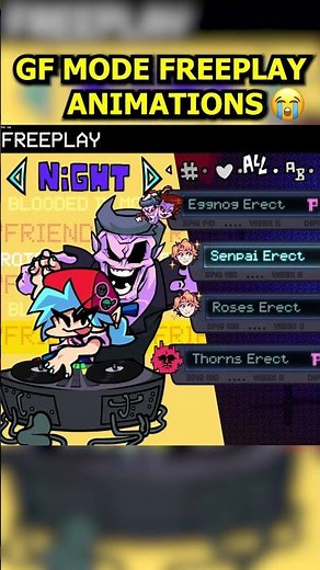GF Mode Update *FREEPLAY ANIMATIONS* 😭 [FNF]
