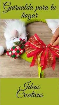 Guirnalda para tu Hogar #navidad #diynavidad #manualidades #diy #hechoamano #cristmasdecor