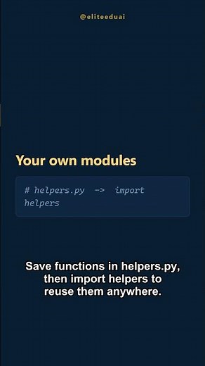 Python Modules & import Explained 🐍 #python #coding