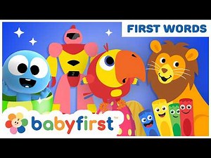 Larry's Surprise Eggs | Learn Colors, Animals & First Words | Toddler Learning Video | BabyFirst