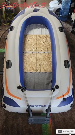 Cheap transformation of my inflatable Walmart boat