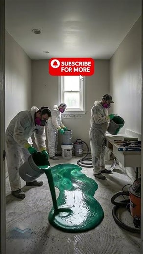 Would you walk on this floor? 😳 #shorts #floor #epoxy #timelapse