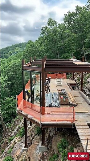 Building a LUXURY Glass House on a Cliff Edge! 😱 (Step-by-Step)
