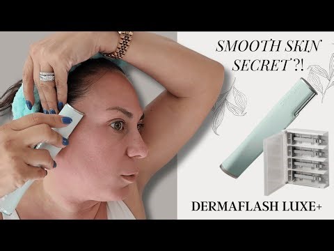 Shaving My Face?! Dermaplaning & Skincare Routine | Dermaflash Luxe+ Review
