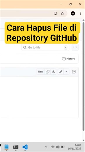 Cara Hapus File di Repository GitHub
