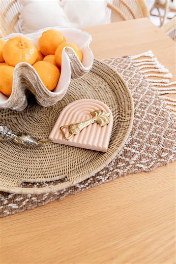 Handwoven Large Coffee Table Tray: Boho Farmhouse Decor | Sustainable Material - Etsy