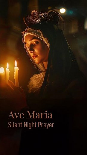 Ave Maria – Silent Night Prayer | Peaceful Gregorian Chant for Restful Sleep