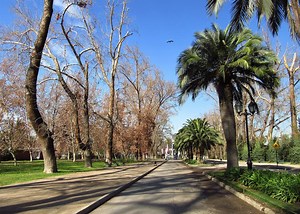 Quinta Normal Park in Santiago, Chile