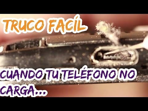 Trick to repair the charging center of any cell phone