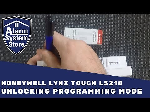 Unlocking Programming On The Honeywell Lynx Louch L5210 - Alarm System Store