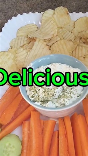 The Absolute best dill pickle chip dip!