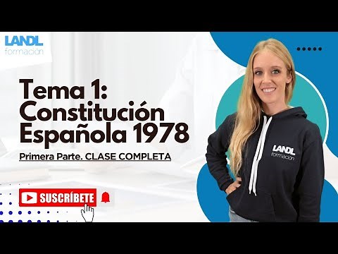Clase completa Constitución Española. Oposiciones. Primera Parte.