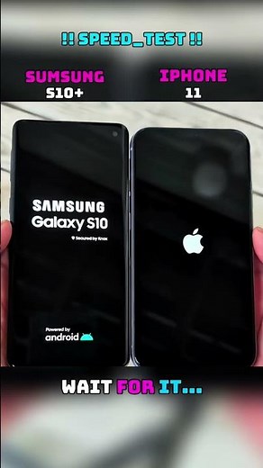 😱 Galaxy S10+ vs iPhone 11 | Speed Test & Boot Up Battle ⚡ Apple vs Samsung