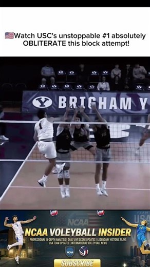 🇺🇸USC's #1 makes spiking look EASY. 🤯💀