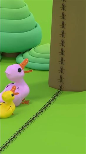 Kindness Behavior Of Baby Duck (Animation Memes) #animation #shots#memes