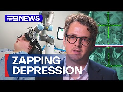 Brain-zapping treatment helping people with depression | 9 News Australia