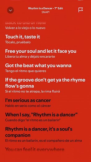 Rhythm Is A Dancer by SNAP! - Song Lyrics