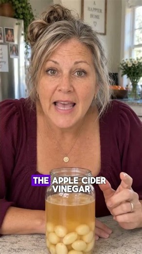 Garlic + Apple Cider Vinegar Recipe #shorts