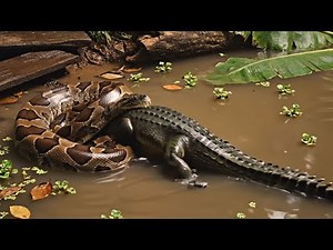 Python Turns Into a Living Tank After Eating Crocodile | Wildlife Vlogs