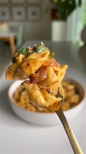 MacKenzie Smith on Instagram: "There’s a reason my viral Marry Me Tortellini has racked up nearly 10 million views—and no, it’s not just because my mom’s been secretly looping it like it’s her job. If you haven’t made it yet, take this as a flashing neon sign from the pasta gods themselves. It’s the ultimate easy weeknight dinner, my go-to potluck showstopper, and it disappears faster than your self-control at a cheese counter. Comment “cheese please” to get the full recipe sent to your DMs or e