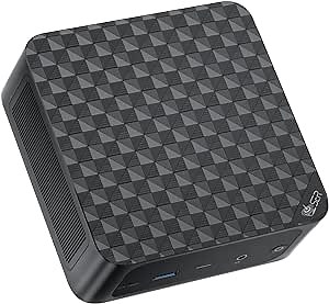 Beelink EQR6 Mini PC, AMD Ryzen 5 6600U(up to 4.5GHz, 6C/12T), Mini Computer 32GB LPDDR5 RAM 1TB NVME SSD, Micro PC 4K@60Hz Dual HDMI Display/WiFi6/BT5.2/Office/Home/HTPC/Built-in PSU