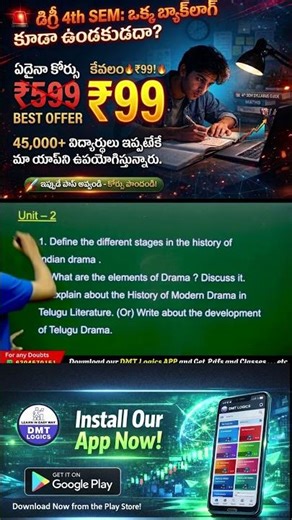 Degree 4th Sem Skill Papers Important Questions 2026 | Performing arts imps