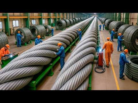 How It's Made: Wire Rope Slings That Lift Thousands of Tons for Big Carl Crane