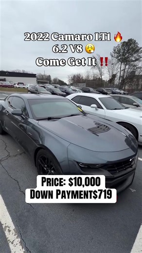 ‼️ Available Now‼️ Financing Available We’re doing I Work With All Credit Scores ✅ Down Payments Low l🙅🏾‍♂️ Message me if interested or if you have any questions! Follow #C#CamaroLT1V#V8PowerM#MuscleCarCarEnthusiast #fyp