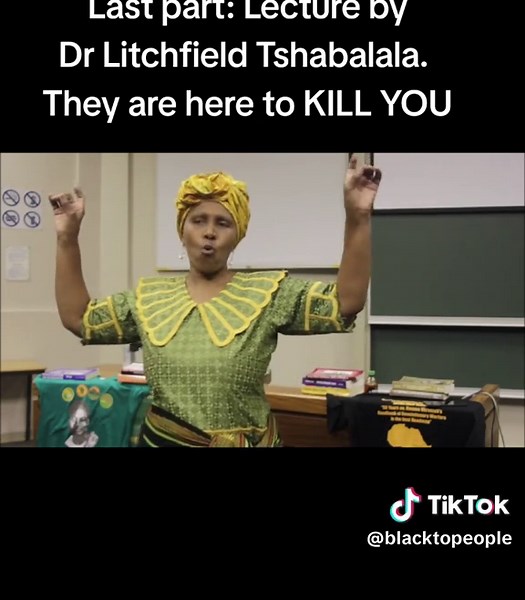 Dr. Litchfield Tshabalala's Lecture on Pan-Africanism