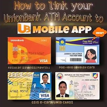 UNIONBANK MOBILE APP: How to Link your ATM Account (GSIS, SSS, PAG-IBIG LOYALTY CARD)