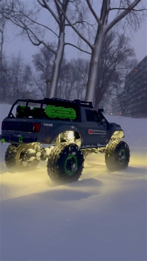 🚨RC TRAILIN’ IN SNOW STORMS 🌨️ #rcoffoad #snowstorm #shorts